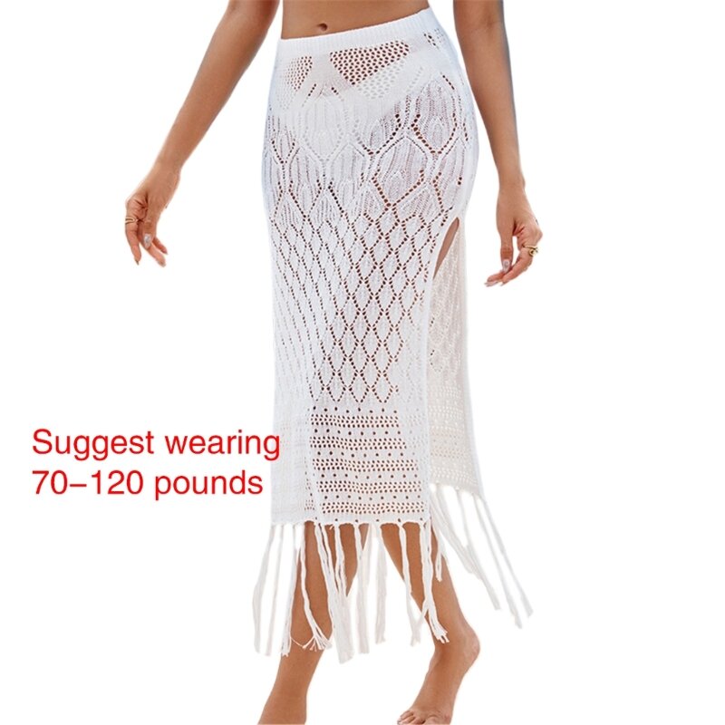 Женская пляжная юбка, вязанное крючком платье, купальники, юбка-прикрытие, вязанная крючком юбка, купальник, платье-накидка для