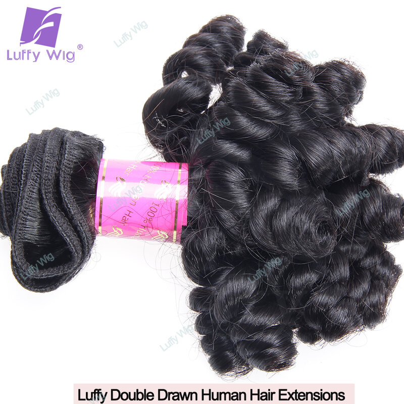 Funmi, кудрявые человеческие волосы, двойной рассвет, пряди, Нигерия, упругие кудри, настоящие бразильские человеческие волосы Remy для черных женщин, Luffy