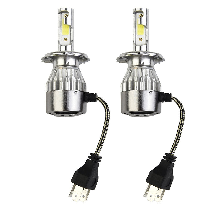 Lamp LED Headlights Spare Xenon 200W 6000K Built in Bulbs Replacement Truck 2Pcs 9V to 36V Durable Accessories