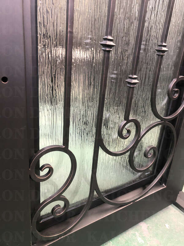Hot Selling Cast Iron Door Simple Iron Door Design Wrought Iron Door