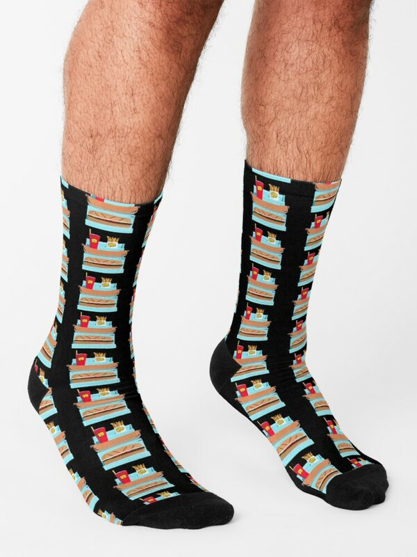 Pals, внезапные строительные носки, рождественские носки, мужские баскетбольные носки, мужские велосипедные носки