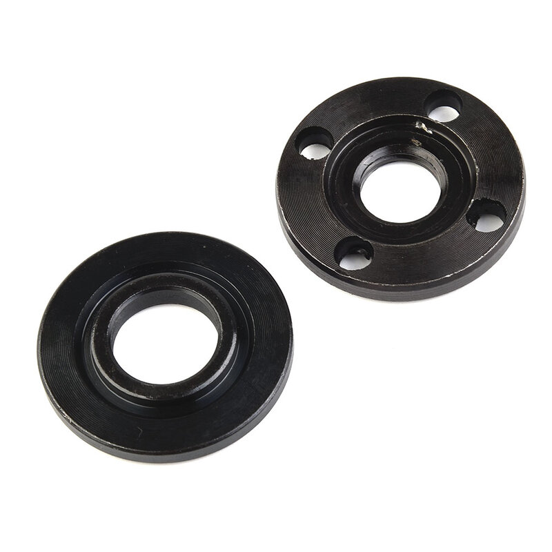 2pcs Thread Replacement Angle Grinder Inner Outer Flange Nut Set Circular Saw Blade Cutting Discs Electric Angle Grinders Tools