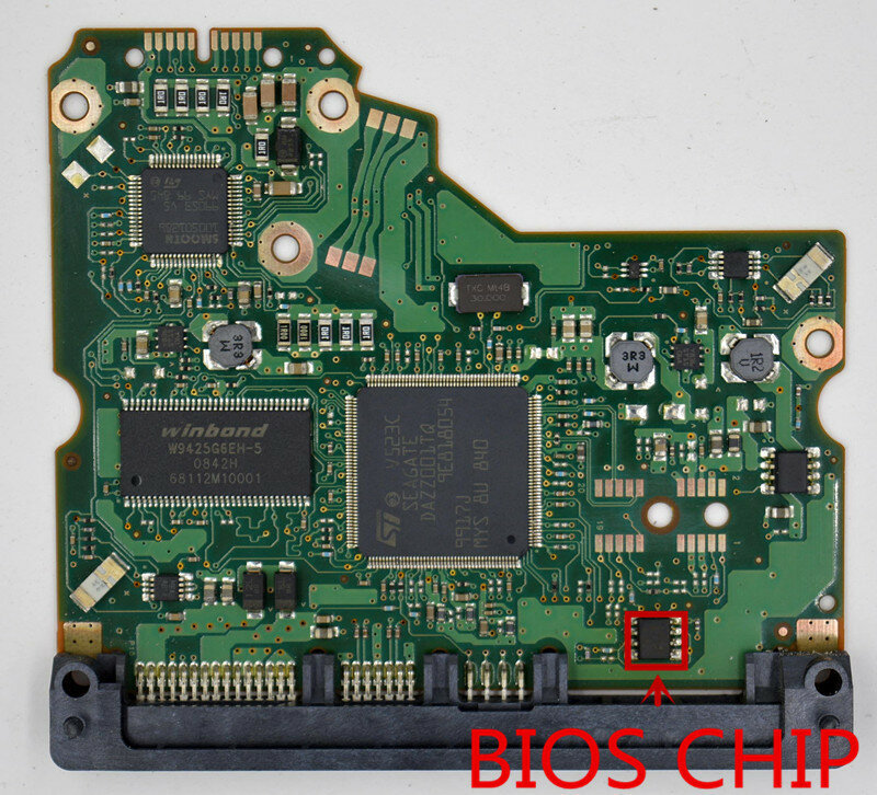 HDD PCB for Seagate / SMAJ-1 PCB 100513586 REV A / 100513590