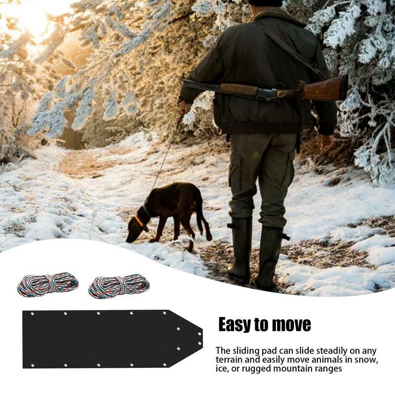 Duck Hunting Sled Collapsible Outdoor Hunting Sled Wear-Resistant Utility Sled For Hauling Elk Firewood Gardening Supplies