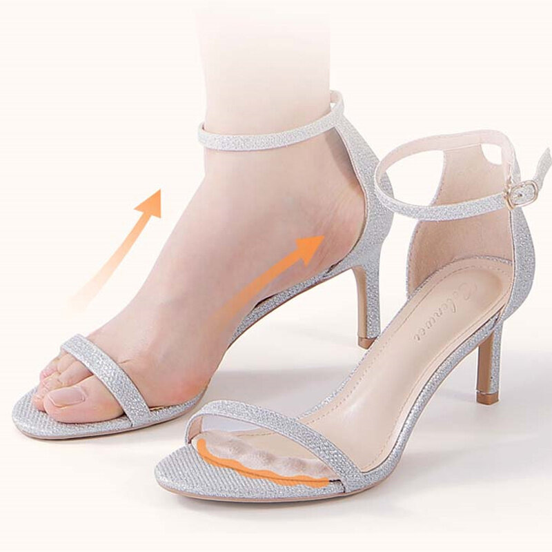 Não-Slip Silicone Anepé Pads para As Mulheres Inserções de Alívio Da Dor Auto-adesivo Heel Gel Salto Alto Adesivos Sandálias Almofadas Do Pé