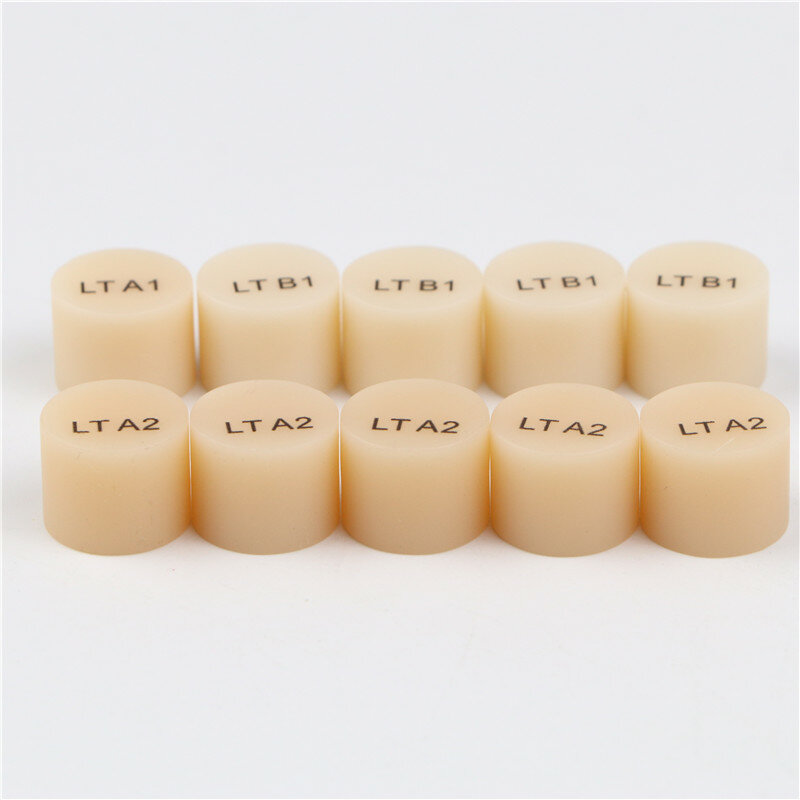 5pcs Dental Ceramic Material Lithium Disilicate Press Ingots