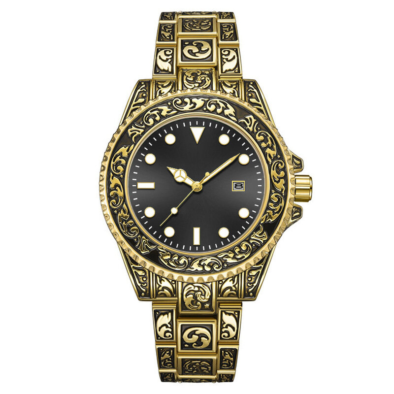 Luksusowe męskie zegarki Casual Vintage Design męski zegarek na rękę świecący kwarcowy 2023 modny zegarek męski prezent wysokiej jakości