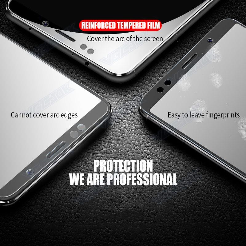 Protector de pantalla de vidrio templado para móvil, película protectora para Xiaomi Redmi 6, 6A, 7A, 8A, S2 Go, 5 Plus, Note 5, 5A, 7, 8 Pro, 2 unidades