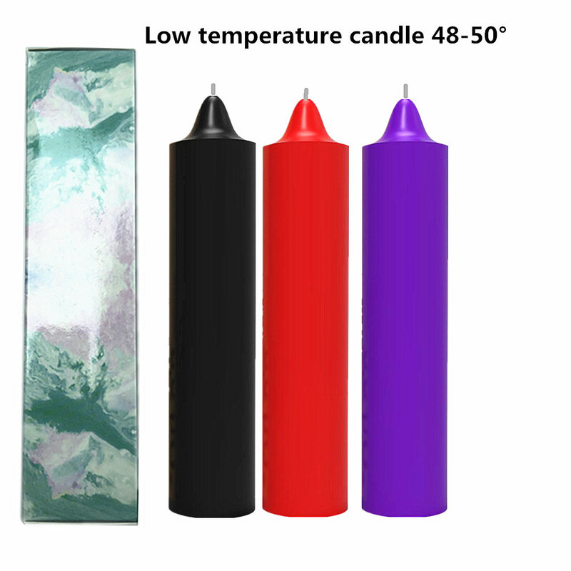Candele del sesso a bassa temperatura Drip Wax sessuale BDSM Hot Wax SM gioco a bassa temperatura Candle Toys Adult 18 Slave