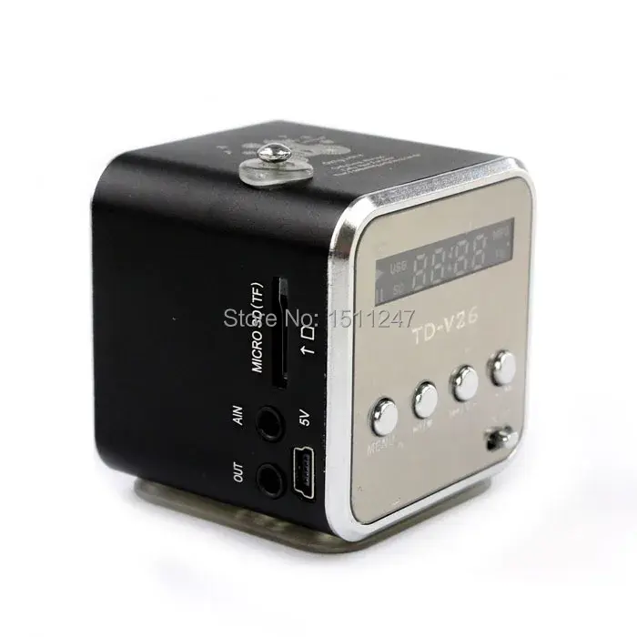Mini tragbare FM Radio Lautsprecher Unterstützung USB-Disk TF Kartenspiel für Handy Laptop MP3-Musik-Player