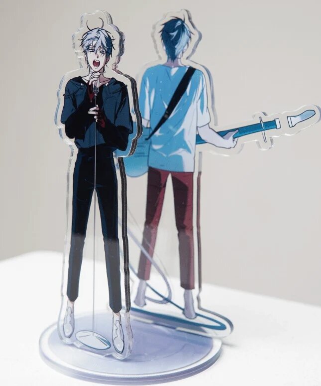 ALIEN STAGE IVAN & sampai hadiah angka akrilik berdiri Model Anime Action Figure ornamen aksesoris Luka Hyuna ornamen Desktop