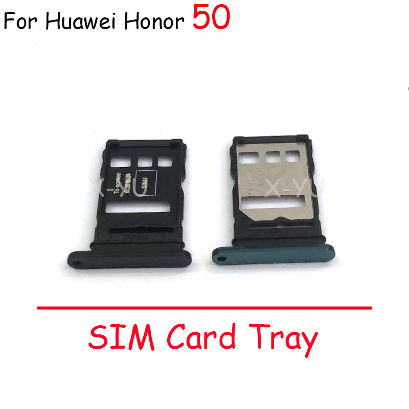 10 قطعة لهواوي الشرف 50 برو لايت SE سيم بطاقة حامل صينية فتحة محول استبدال إصلاح أجزاء