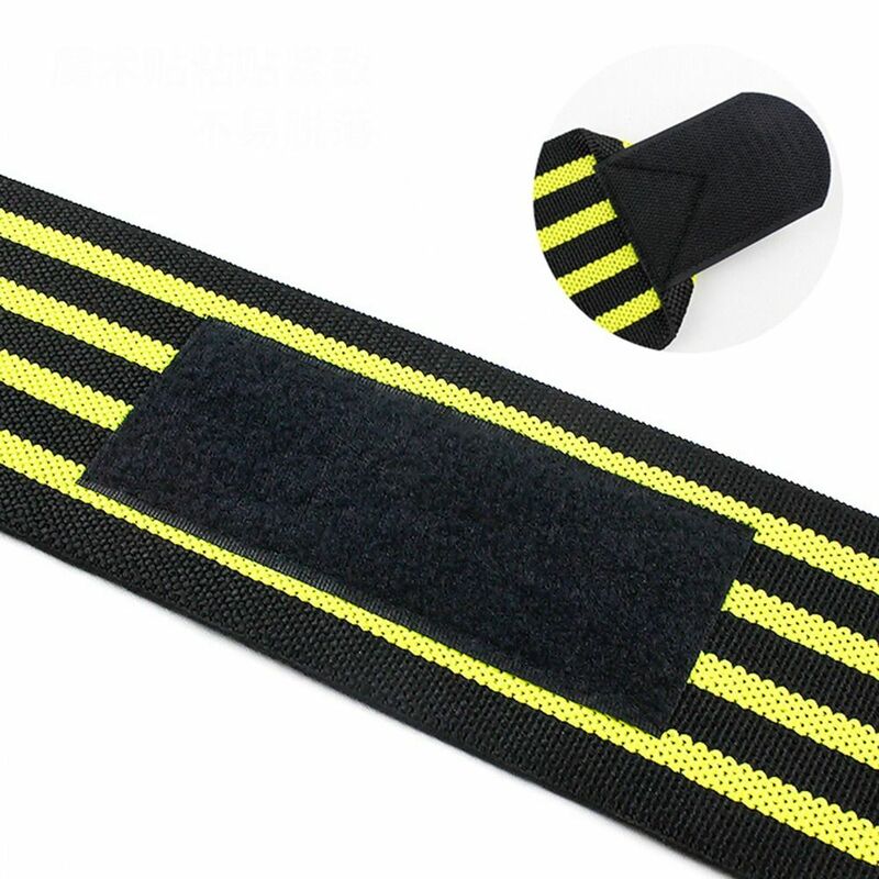 1 Pair Weight Lifting Weightlifting Wristband Gym Training Brace Straps Wrist Wraps with Thumb Loop Powerlifting Sports Bandage
