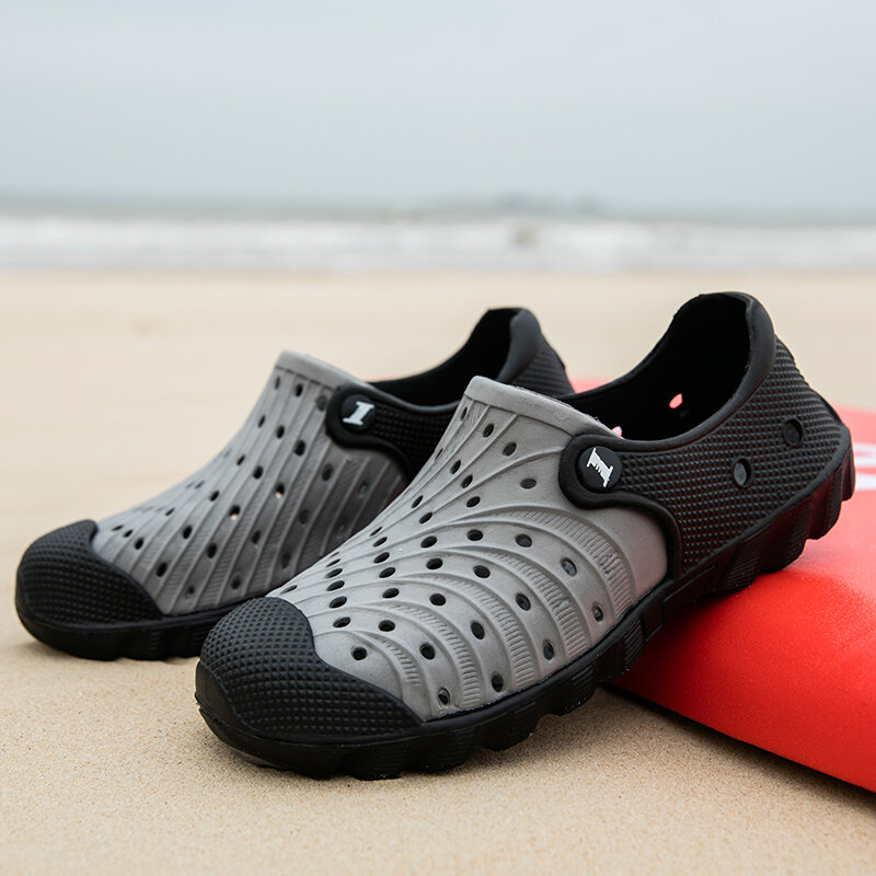 Dopasowane kolory męskie sandały antypoślizgowe antypoślizgowe męskie sandały domowe i zewnętrzne miękkie i komfortowe plażowy but męskie sandały ogrodowe