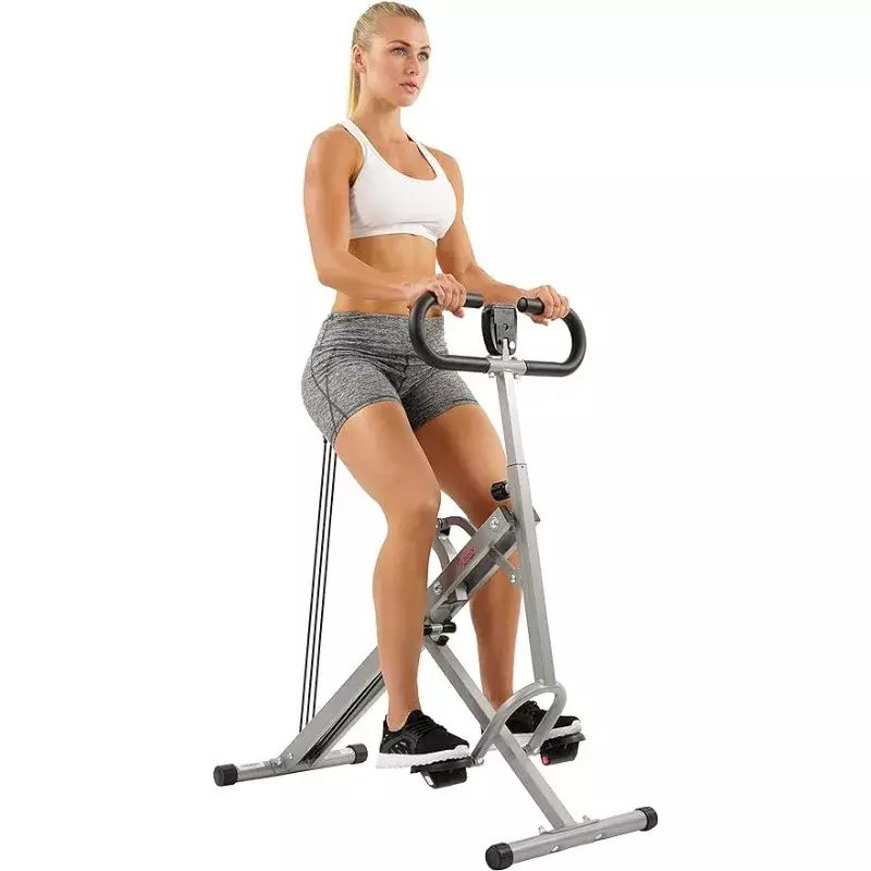 Row-n-Ride Squat Assist Trainer für Glutes Workout mit einstellbarem Widerstand, einfachem Setup und faltbarem Trainings gerät