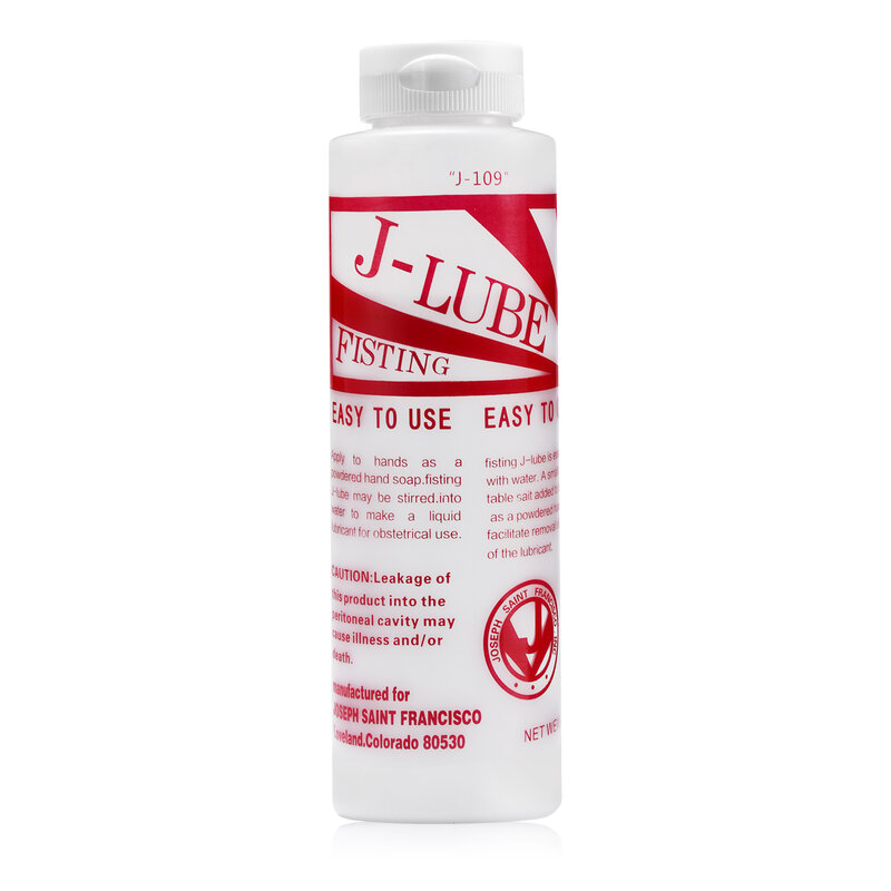 J-lube Fisting miscele di polvere lubrificante con acqua una bottiglia produce 16 + galloni di lubrificante per animali domestici, 10 once