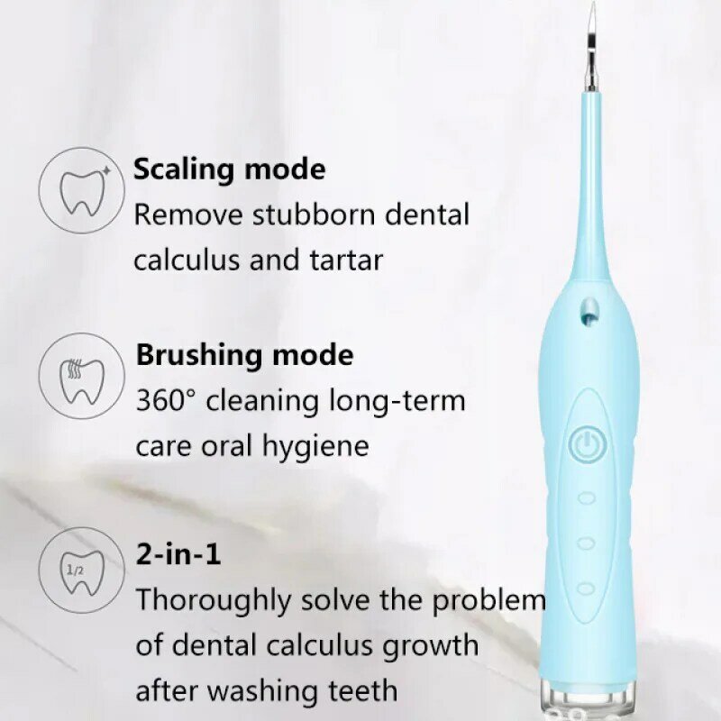 Electric Dental Hygiene Kit with Tooth Stain Remover and Toothbrush