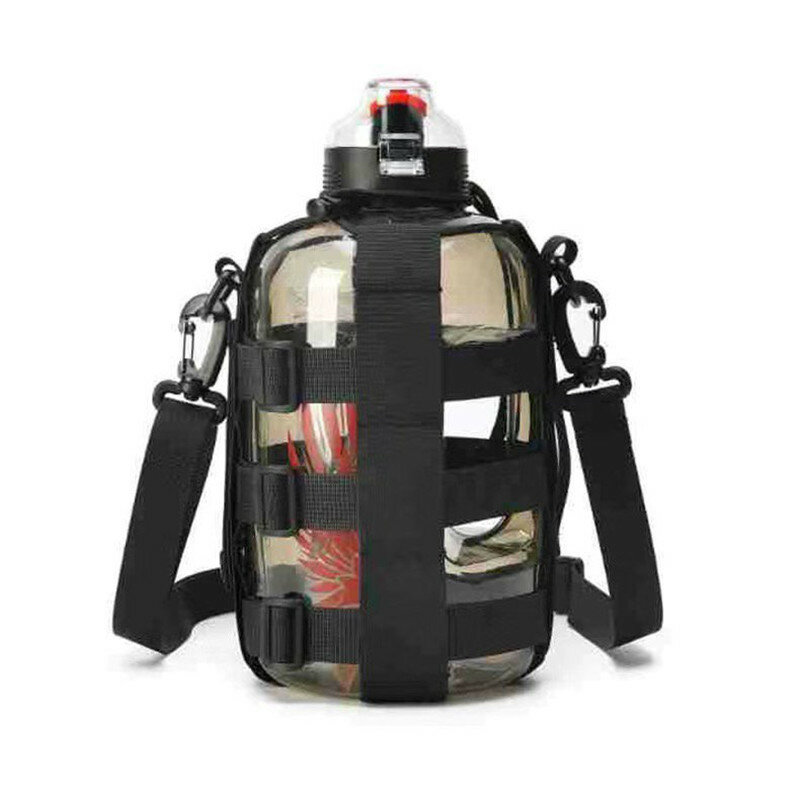 Extra large capacity kettle Cup Set Tornado Hollow kettle Bag Cycling Mountaineering 3.5L kettle bag with shoulder strap