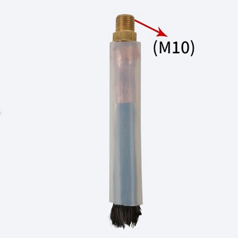 Sikat pembersih las serat karbon benang digunakan untuk membersihkan Passivate dan memoles las baja setelah las TIG atau MIG