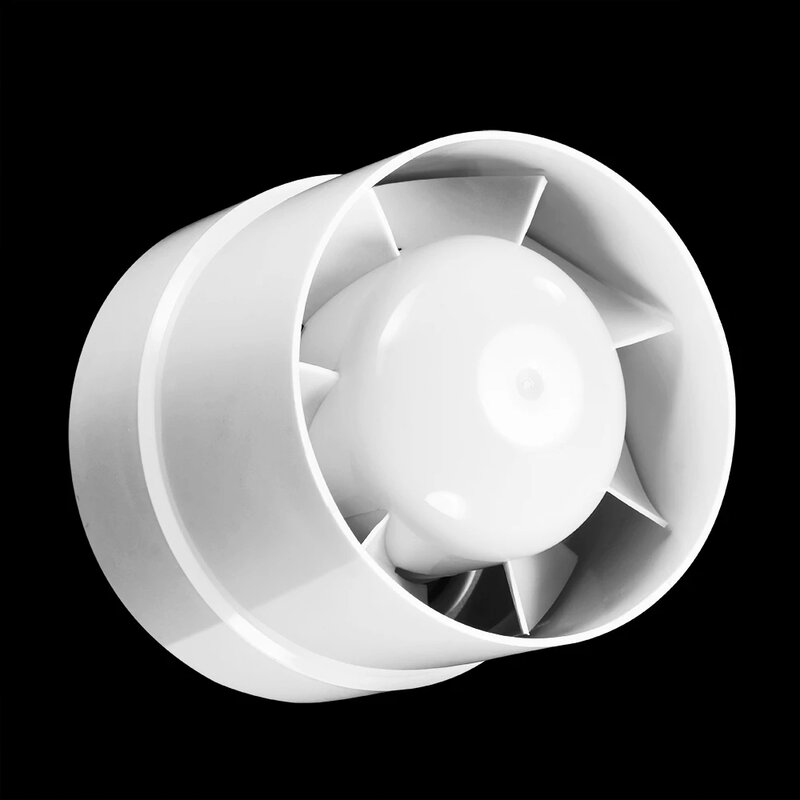 100/125/150mm round exaustão ventilador duto ventilador 220v ventilação ventilação extrator de ar para janela banheiro banheiro cozinha booster