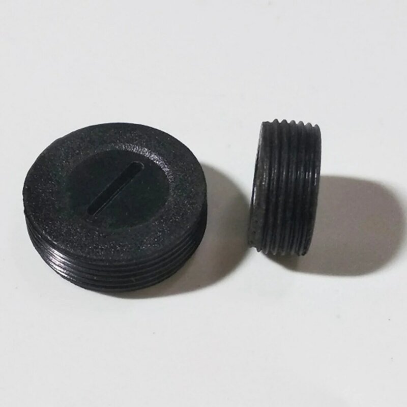 10 Pairs Power Tool Parts Carbon Brush Cover 14Mm Round Rubber Nut Stopper Holder Caps Case Angle Grinder Accessories