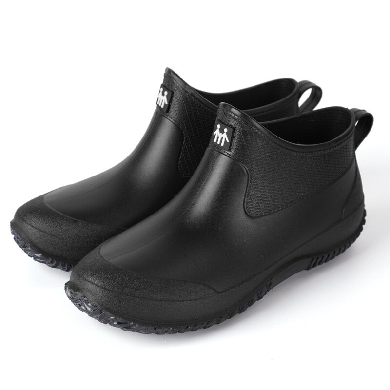 รองเท้ากันลื่นกันฝนสำหรับผู้ชาย, รองเท้ายางกันน้ำปลอดภัยรองเท้าใส่ทำงานรองเท้าตกปลารองเท้า2024ฤดูหนาว