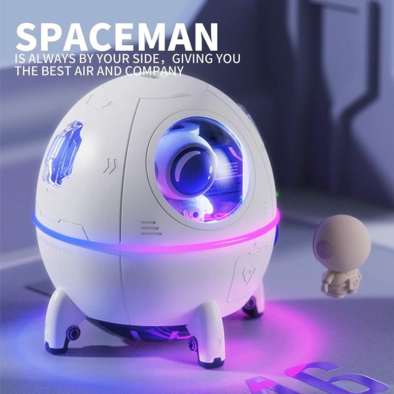 Xiaomi 220ML Space Capsule Air Humidifier USB Ultrasonic Mist Aromatherapy Water Diffuser with Led Light Astronaut Humidifier