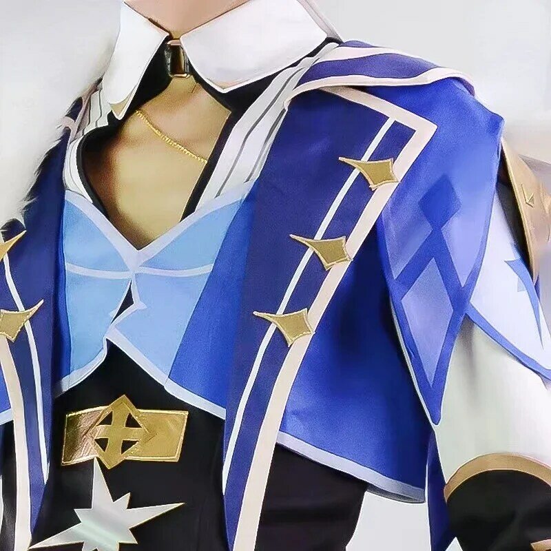 Anime Game Genshin Impact Kaeya Costume Cosplay mondadt cavalieri bella uniforme da combattimento attività Party gioco di ruolo abbigliamento