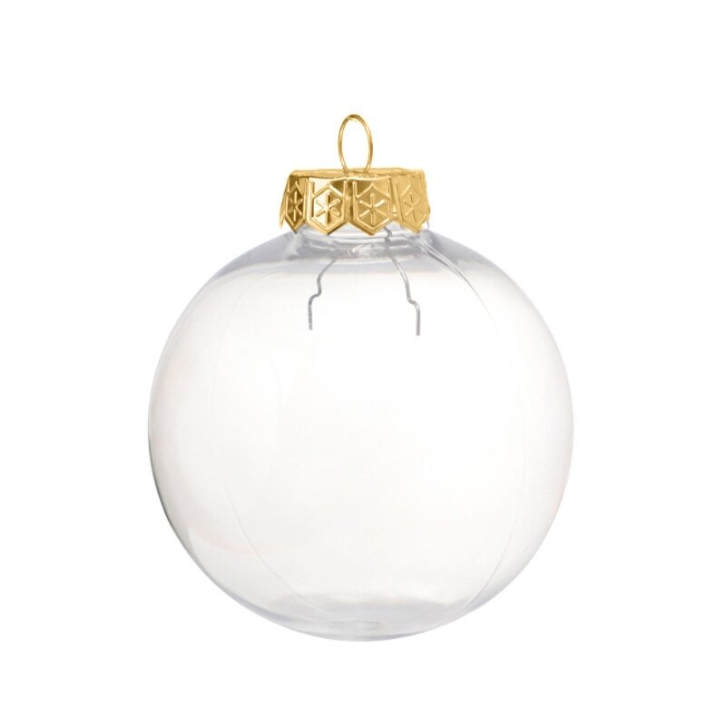 6x colgante tapa extraíble adorno árbol Navidad vacío decoraciones para hogar rellenables