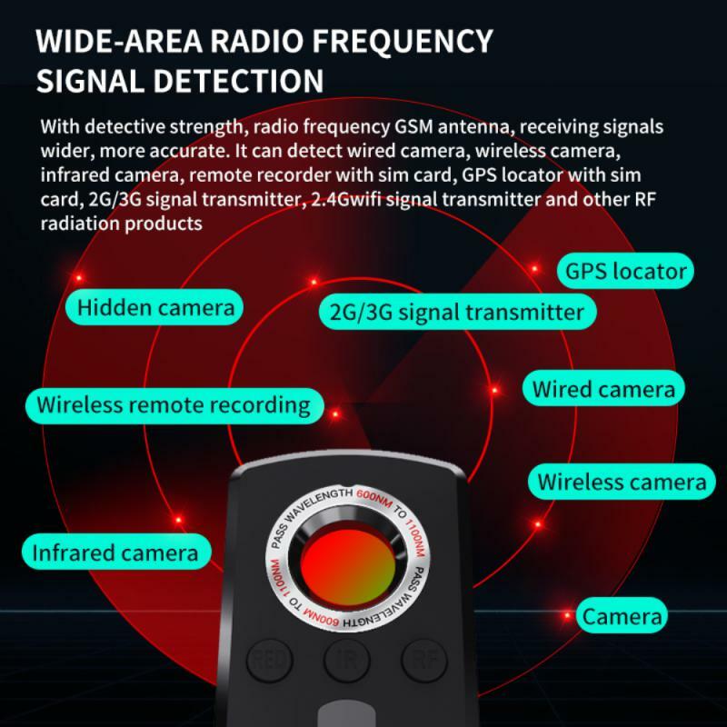 ワイヤレス赤外線アンチトラッキング高感度検出器、非球面、監視、カメラ、ポータブルGPS