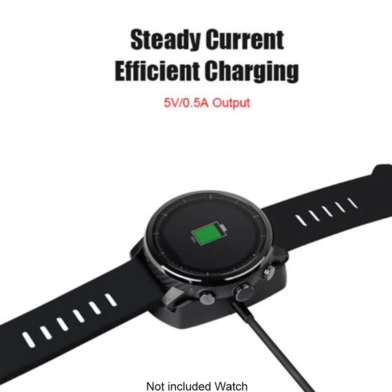 어메이즈핏 스트라토스 USB 충전 케이블, 스마트 워치 도크 충전기 어댑터, 마그네틱 충전기, 2S