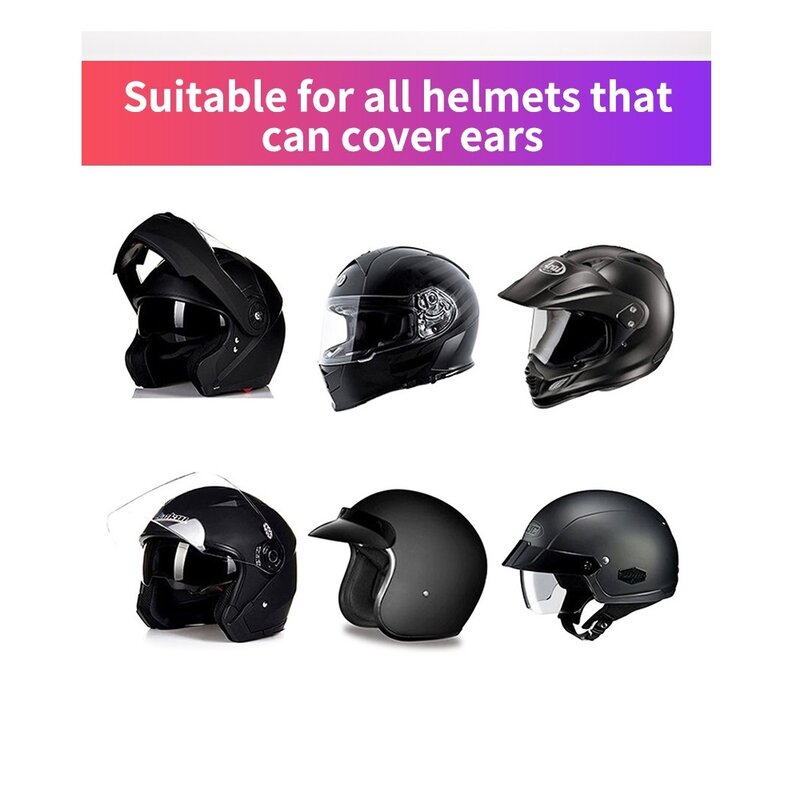 Наушники MH04 Bluetooth 5,0 для мотоциклетного шлема, Беспроводные стереонаушники для режима «свободные руки», наушники для мотоциклетного шлема, MP3 динамик