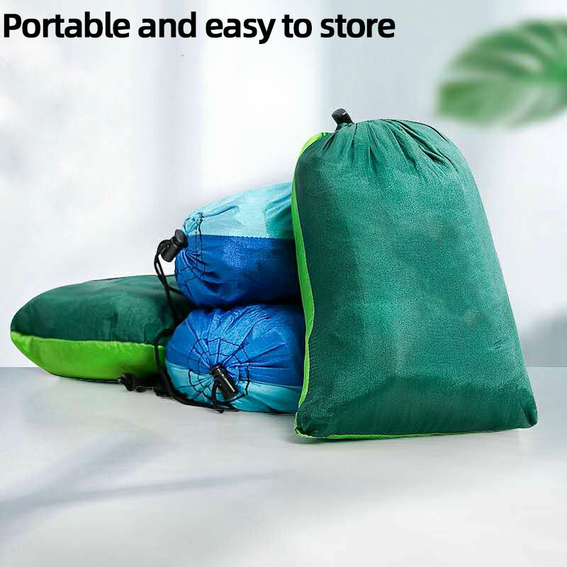 Portable Outdoor Camping Hammocks with Double Cotton Canvas Mosquito Net 260*140cm Upgraded Thickened Hammock 1-2 Person Carryon