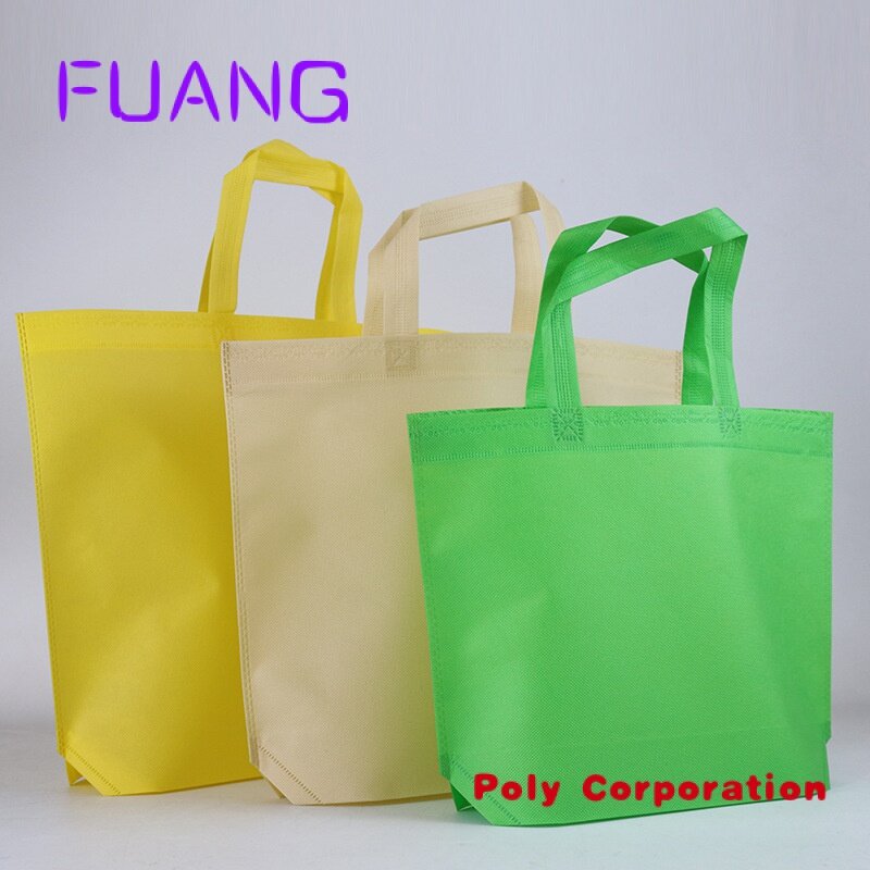 Sprzedaż hurtowa nietkana zakupy spożywcze torba torba wielokrotnego użytku ekologiczny, pleciona torba, biodegradowalny recykling nietkana torba pleciona torba s