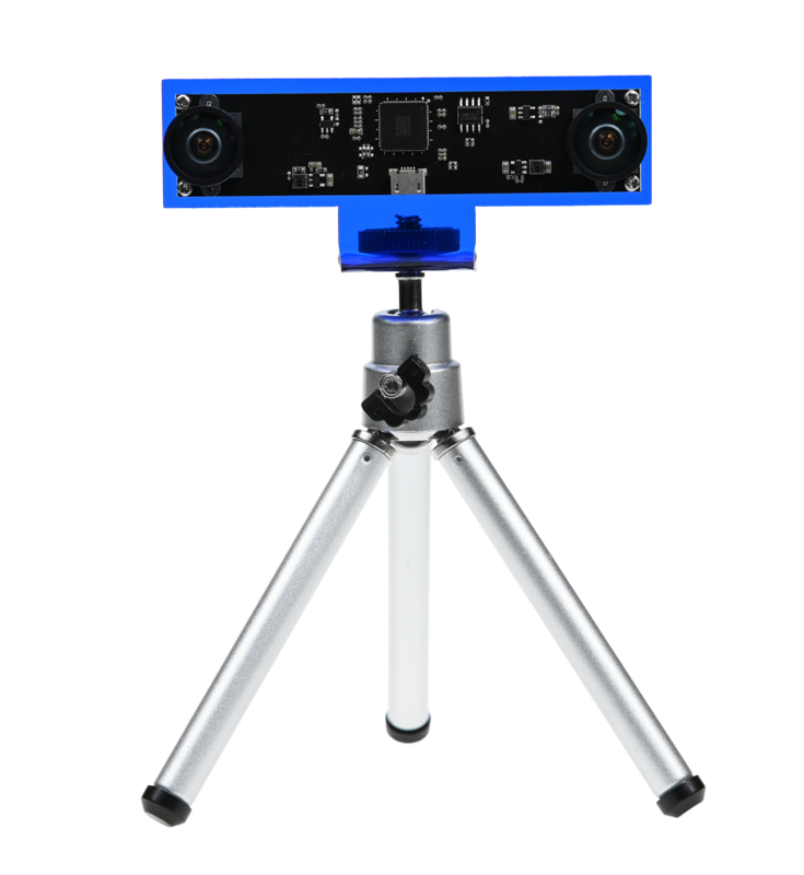 Cámara web USB GXIVISION de 4MP 1080P HD, 3840X1080 30FPS, Módulo de cámara de doble lente, mismo marco síncrono, para rango de detección de profundidad de modelado 3D VR