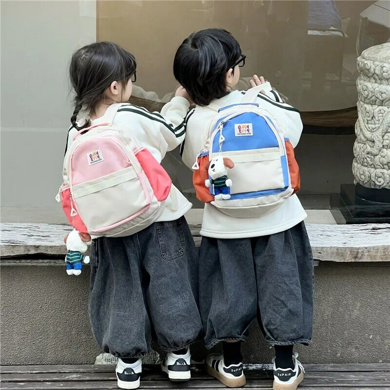 حقيبة ظهر برسوم كرتونية لطيفة للأولاد والبنات ، حقائب مدرسية للأم والأطفال ، حقائب فصل للأطفال الصغار