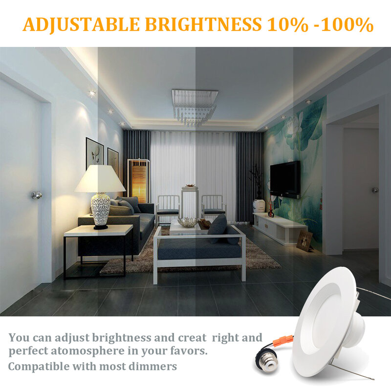 LED Downlight 120V AC Spot 4 colors dimming 12W 15W Recessed in LED Ceiling Downlight Light Cold Warm white Lamp