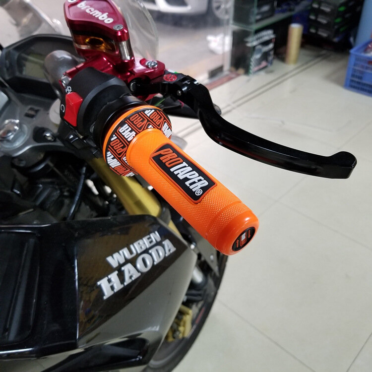 Empuñadura para manillar de freno de moto, accesorio de goma y gel para motocross, 7/8", para KTM CRF EXC YZF Protaper Pro