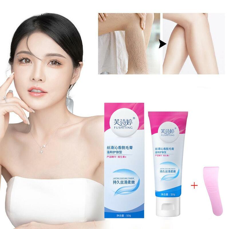 Crema depilatoria prodotti per la depilazione Deep to Cream capelli raschietto permanente per cera follicolo 1 depilazione capelli depilatori J2C4
