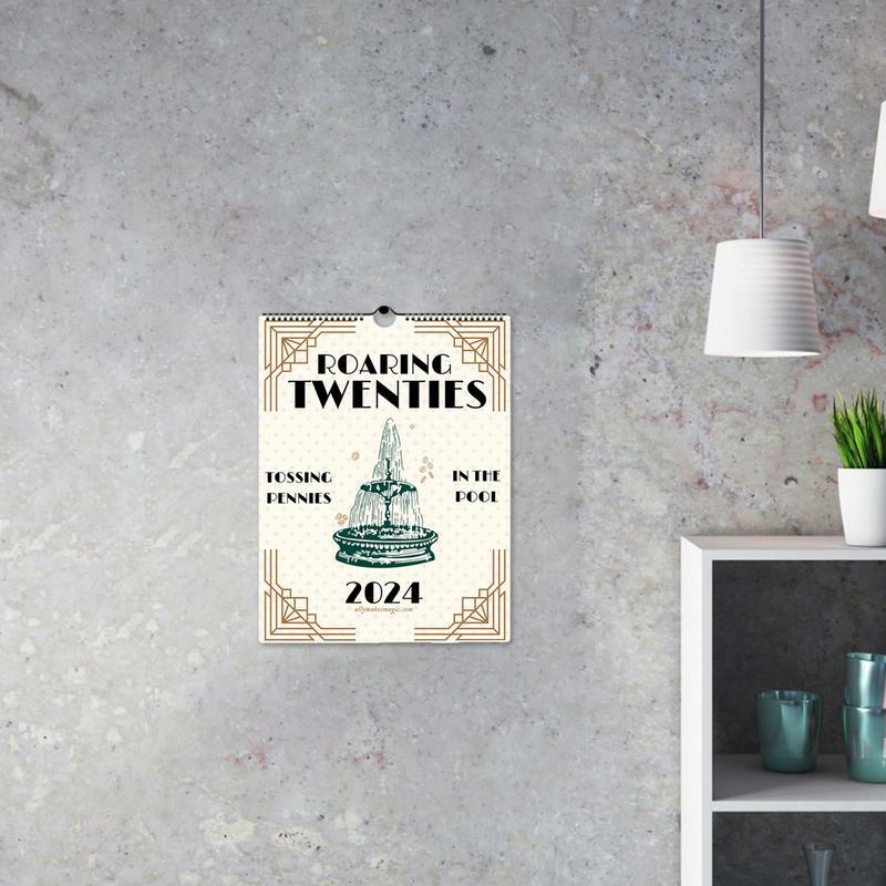 2024 Wall Calendar 12 Month Wall Mounted Planner 12 Months 2024 Calendar Practical Wall Art Calendar Planner For To-do List And