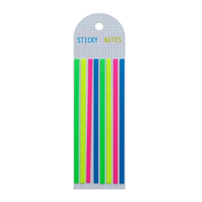 긴 페이지 플래그 탭 반투명 스티커 메모, 컬러 인덱스 탭 문구-어린이 학생용 학교 사무용품