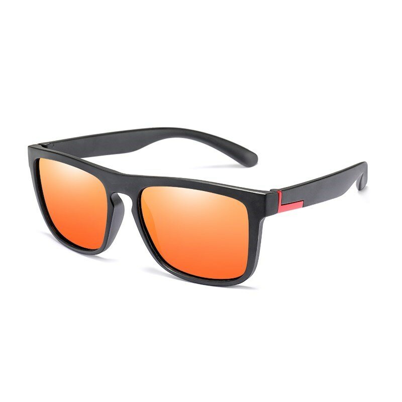 최고 품질 UV 편광 유연한 선글라스 케이스 남여 럭셔리 브랜드 운전 태양 안경 남자 광장 UV400 Gafas 선물