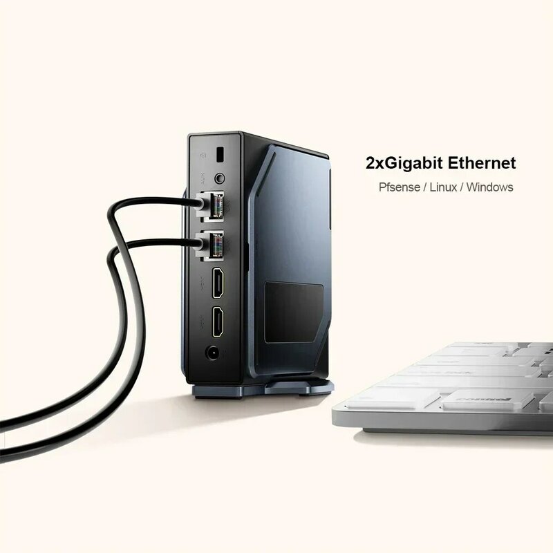 Мини-ПК Chatreey S1, Intel Alder Lake N95 N100, Windows 11, ультрамаленький карманный компьютер, двойной SSD-накопитель 2X HD 2,0, 4K, 60 Гц, RGB