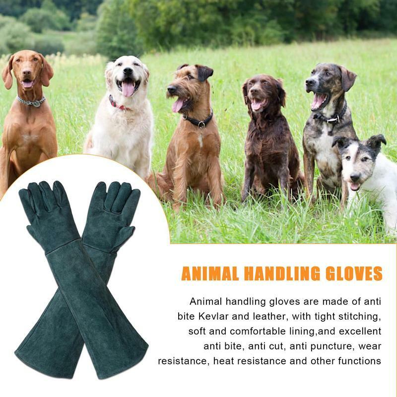 Перчатки для ухода за животными: создайте доверие и Защитите свои руки, перчатки для груминга кошек, перчатки для ухода за животными, стойкие к проколу и царапинам, рукав для укуса собак