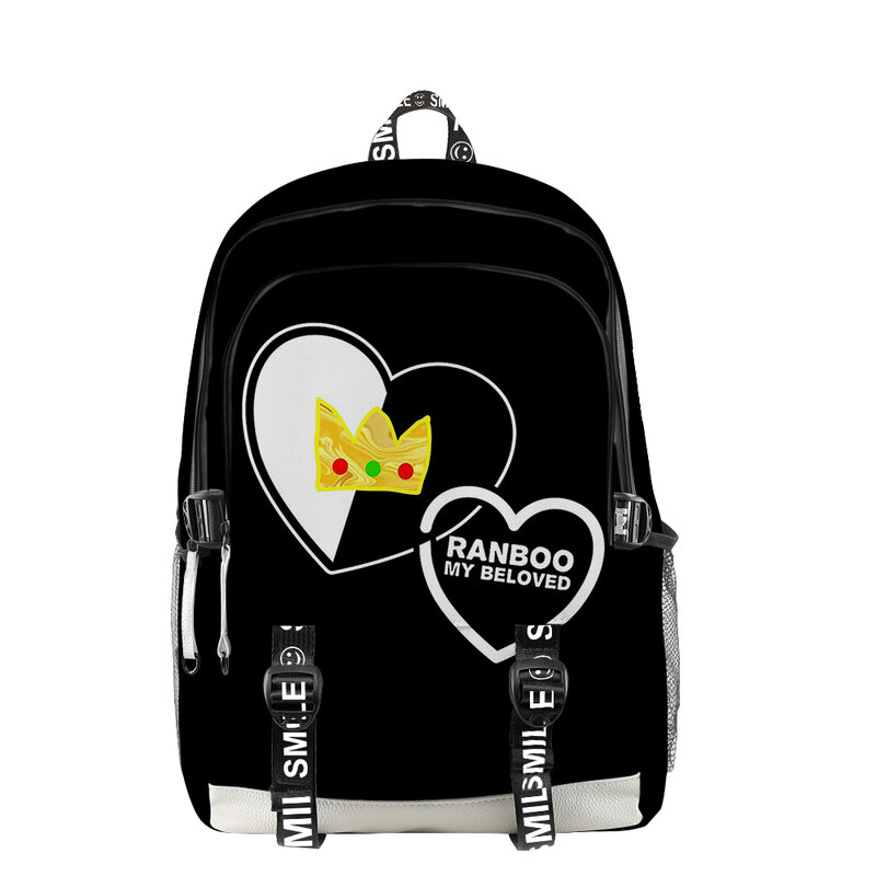 حقيبة ظهر Dream SMP Ranboo للرجال والنساء ، حقيبة سفر إبداعية ، طلاب المدارس الابتدائية والمتوسطة ، حقيبة أكسفورد للمراهقات والفتيان والفتيات