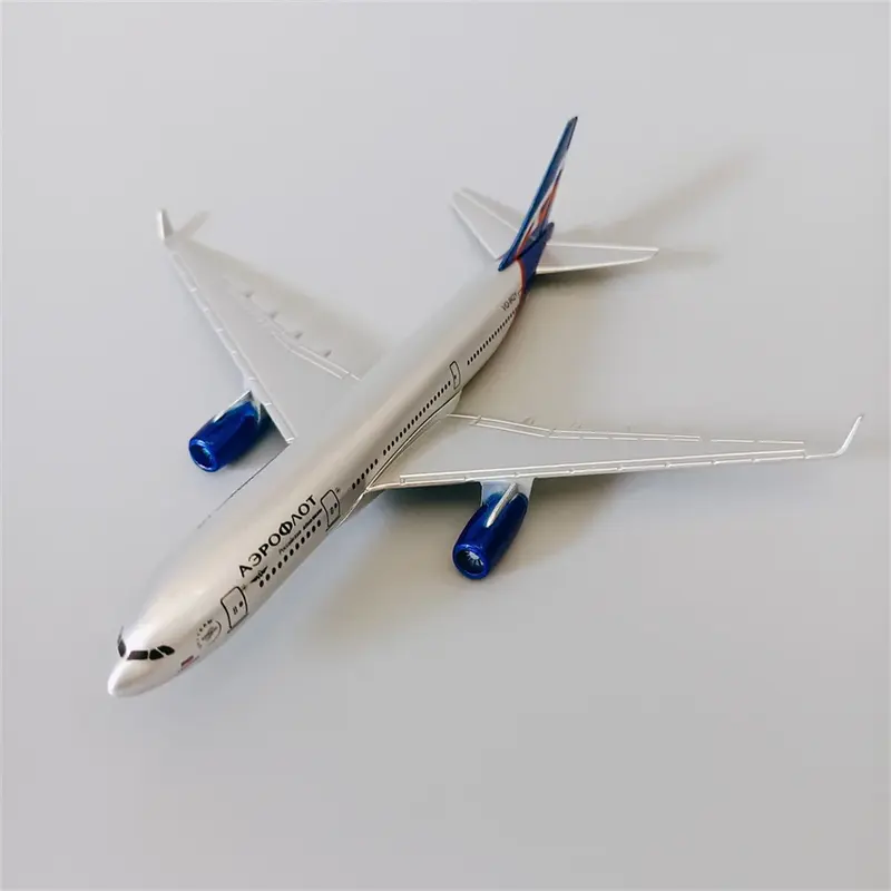 Модель российского самолета из металлического сплава, модель самолета с отлитым давлением Аэрофлота, модели самолета, игрушки
