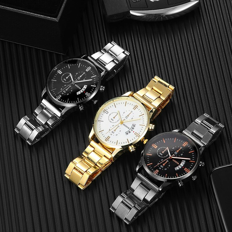 Modiya whatsapp – montre-bracelet en cuir pour homme, accessoire de sport, à Quartz, lumineux, avec calendrier d'affaires