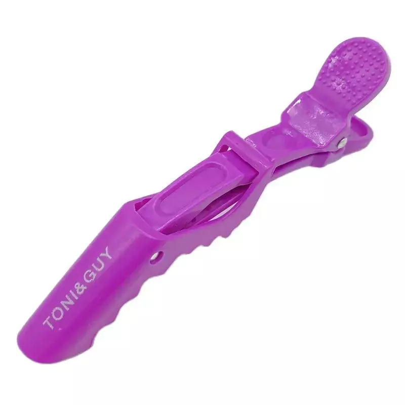 6Pcs Plastic Crocodile Hair Grip Clips Salon Hair Sectioning Clips Hairdressing Cutting Clamps 4 color