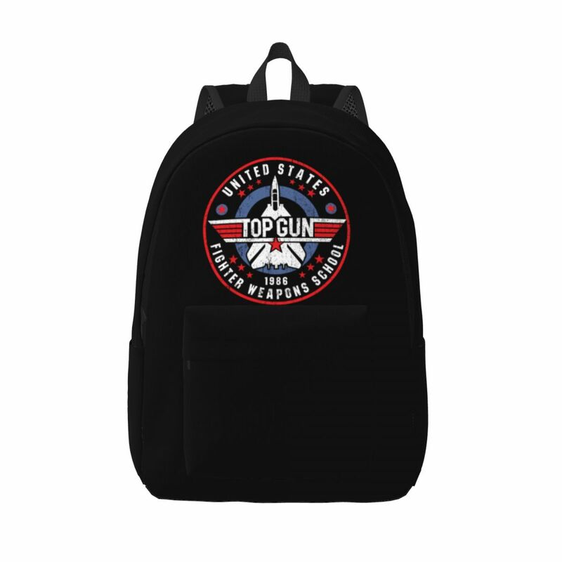 US Fighter Weapons School Worn Canvas Backpack for Men Women Waterproof College School Top Gun Maverick Bag Printing Bookbag