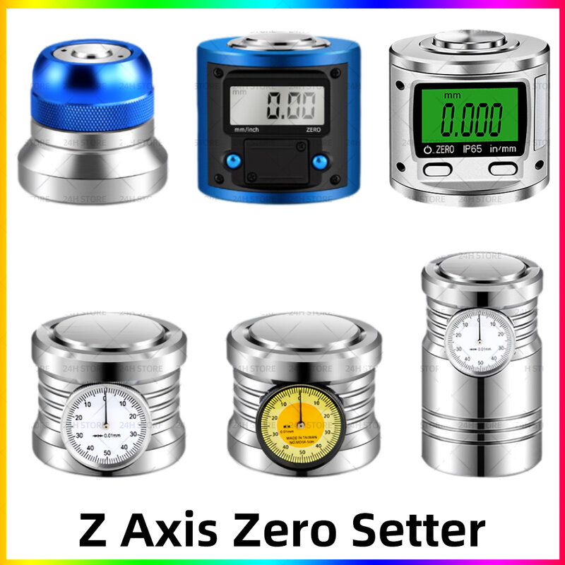 Z Axis Zero Setter com Medidor, ferramenta fotoelétrica, Zero Setter Ajuste, Digital Magnético
